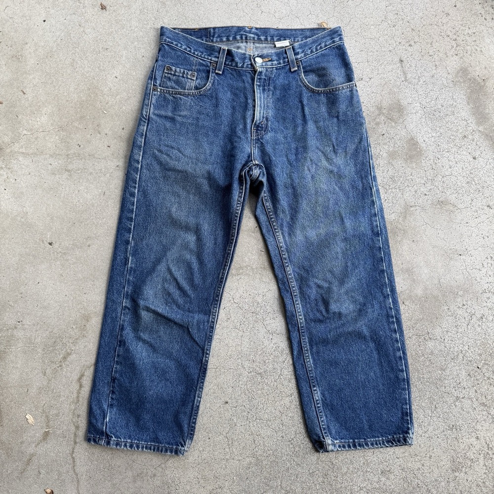Vintage Levi's 569 Denim Jeans 90s 31x25 Loose Fit